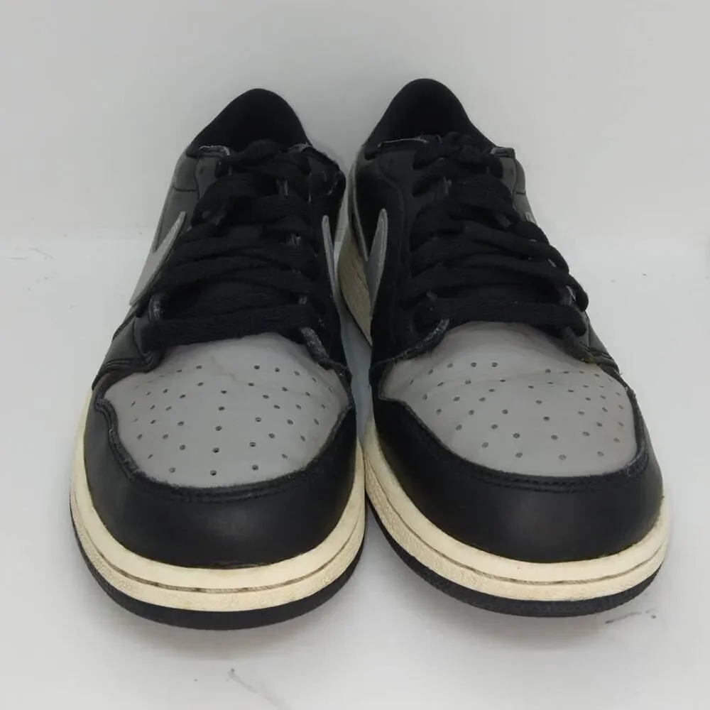 Nike Air Jordan 1 Retro Low OG Boys Gray/Black Sneakers - sz. 6 1/2Y